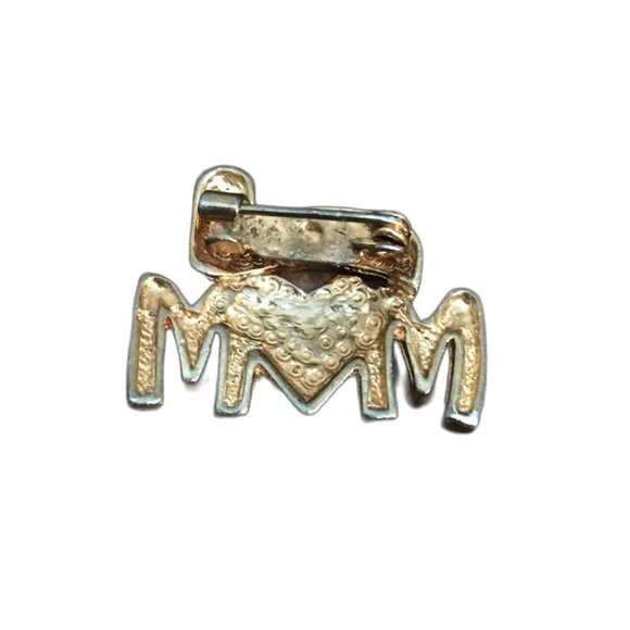 I Love Mom Novelty Gift Brooch - Picture 2 of 2